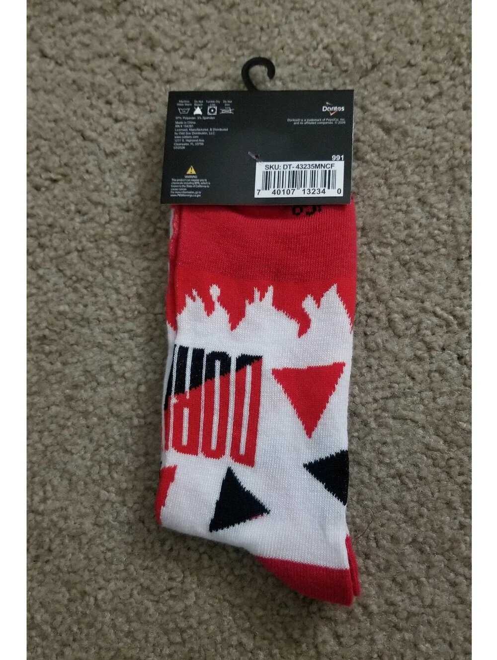 Doritos Flamin' Hot Men's Crew Socks
